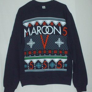 Maroon 5 Christmas sweater sweatshirt size medium